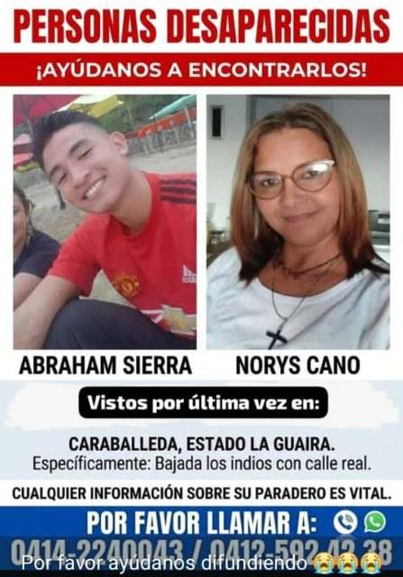 Abraham Israel Sierra Cano y Norys Cano