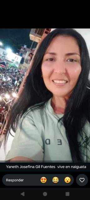Janeth Josefina Gil y familia