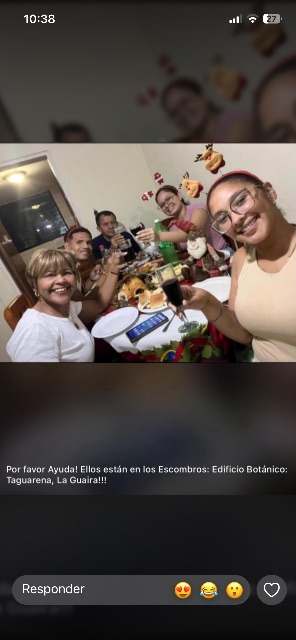 Norilda Coromoto Figuera Zapata, Leonel Carreño, Lesli Del Valle Figuera López, Yudith Marina Figuera Rivas y Yeangel Jo