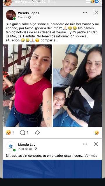 Gabriela López maryori López wilmer López