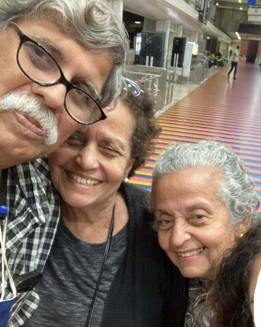Jose Manuel García  , Lilian de Garcia y Dolores Cimmarruti