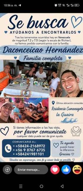 Senai Andrade y familia