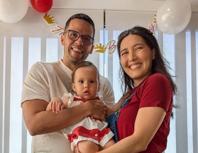 Luis Guerrero, Camila Gutiérrez, Sophia Guerrero Gutierrez