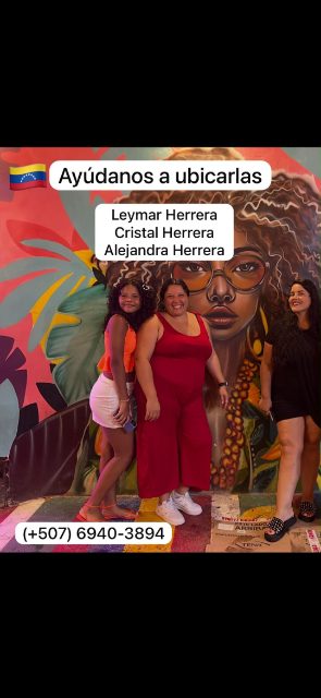 Leymar, Alejandra y Cristal Herrera