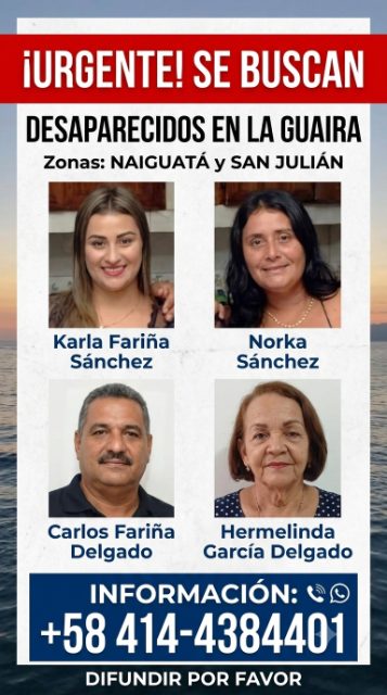 Karla fariña Sánchez  Norka Sánchez  Carlos fariña delgado  Hermelinda García Delgado