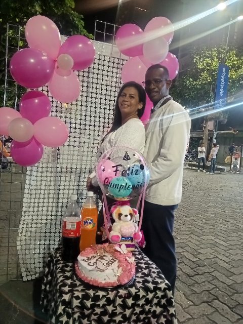 Eladia piedad Pérez y Maicol perea
