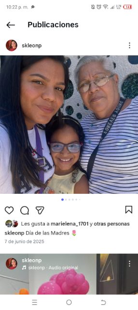 Silvana León, salome León y sahara Pérez