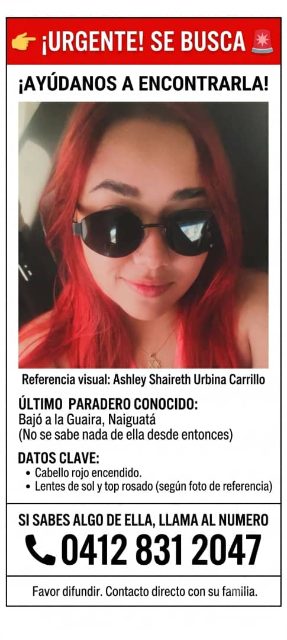 Ashley Shaireth Urbina carrillo