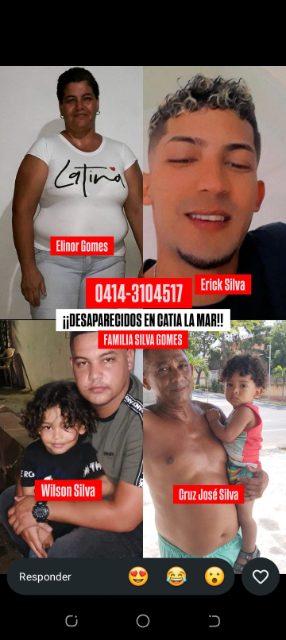 Cruz José Silva y familia