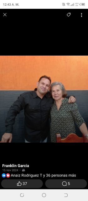 Franklin García y Iraida castillo