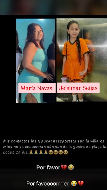 María Navas y Jeisimar Seijas