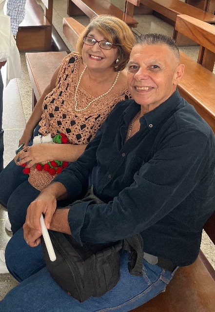 Rosalía Dazio y José Trombino