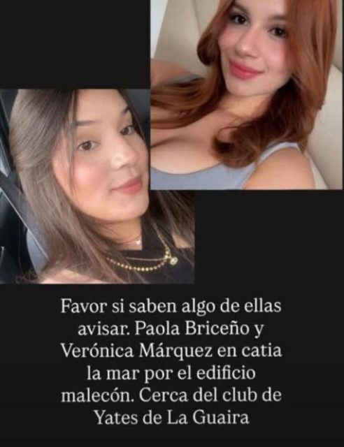 Paola Briceno y Verónica Marquez