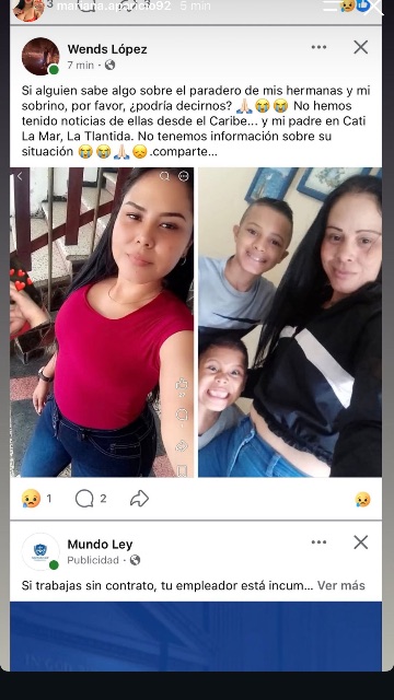 Gabriela López maryori López wilmer López