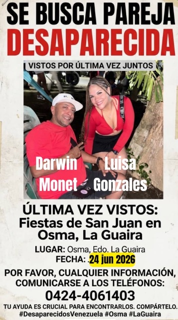 Luisa González y Darwin Monet