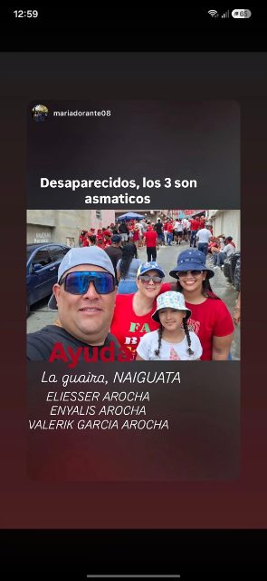 ELIESSER AROCHA ENYALIS AROCHA VALERIK GARCIA AROCHA