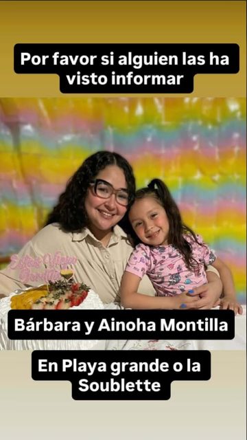 Barbara Montilla y Ainoha Montilla