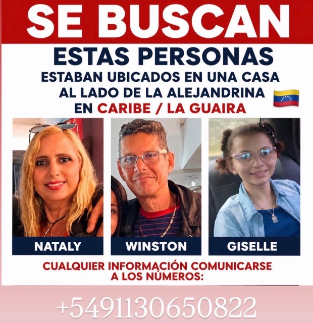 Nataly Farnoli; Winston Cáceres; Giselle Cáceres