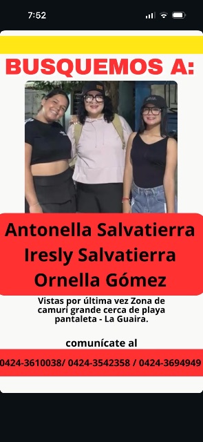 Ornella Gómez , iresly y Antonella Salvatierra