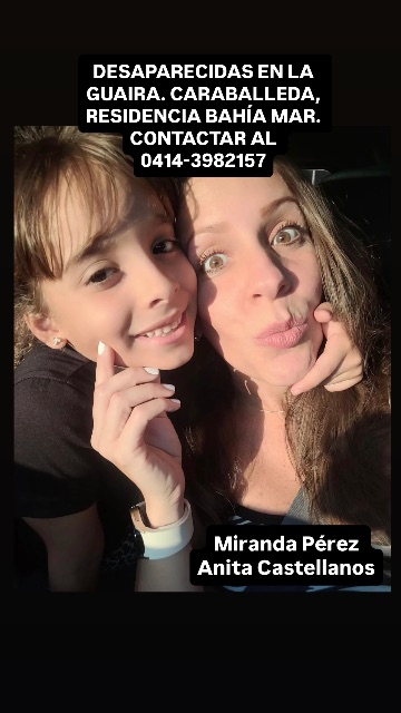 Miranda Pérez y Anita Castellanos