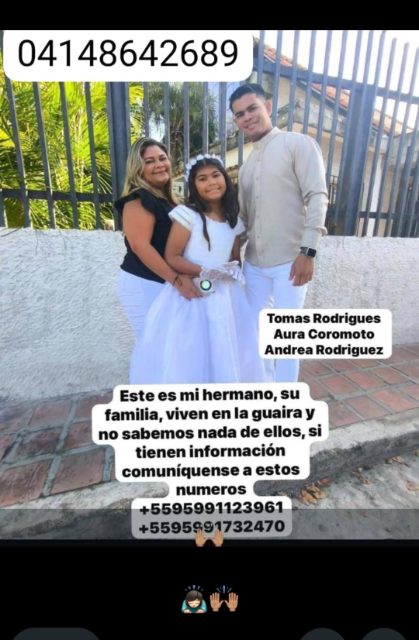 Tomas Rodriguez  aura nuñez Andrea Rodriguez