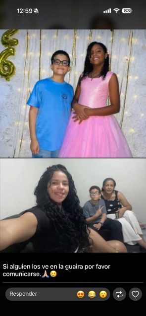 Claudia urpin, maire palma, nahomy torres, josue