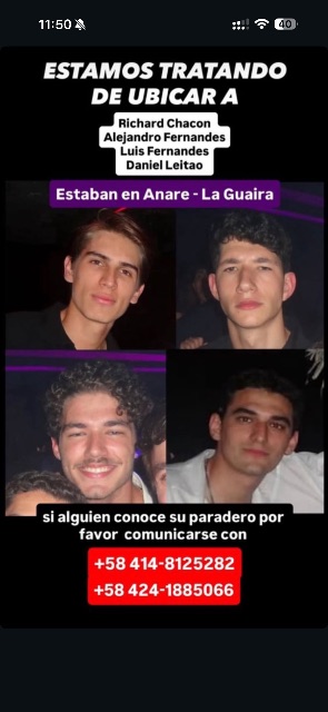 RICHARD CHACON - ALEJANDRO FERNANDES - LUIS FERNANDES - DANIEL LEITAO