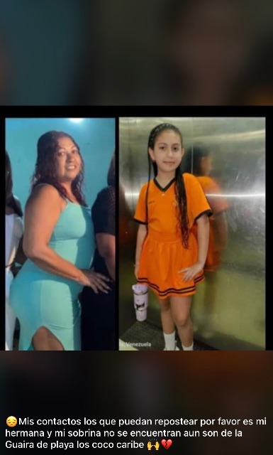 La mujer es maria y la niña Josimar