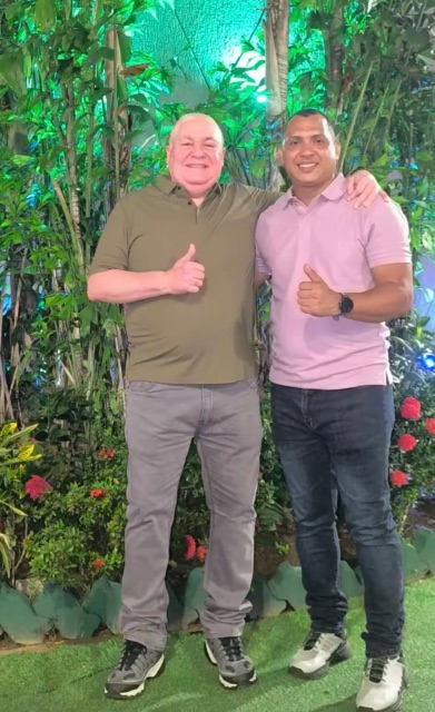 Raúl González y Gerry Piñero