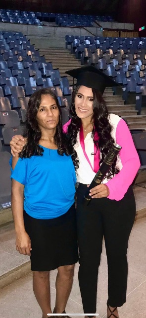 Hendrimar hernaghan y su mamá