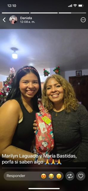 Marilyn Laguado y Maria Bastidas
