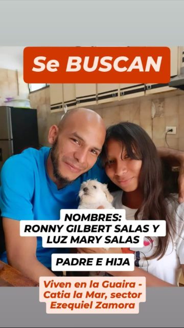 Ronny Gilbert salas lozano Luz Mary salas gil