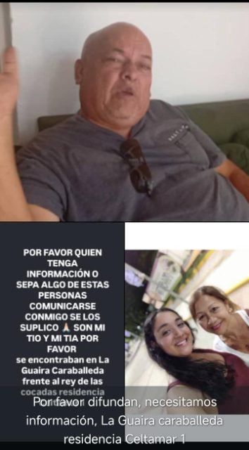 ali torres y Damelis Montenegro