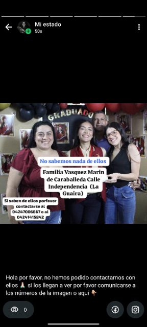 Karla Vasquez, Victoria, Valeria y Carlos Vasquez