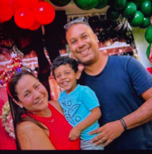 José Manuel,Luciano Caicedo y Lorena Ascanio