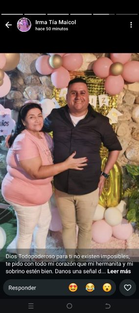 Eduardo Arenas y madre Rosa Arenas