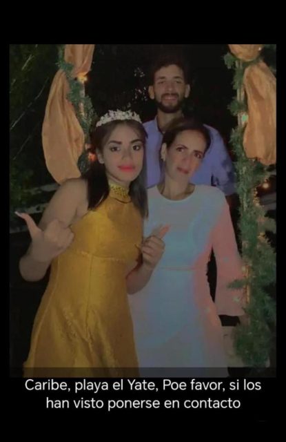 Belkis, Albert y Alvanis familia Rodríguez