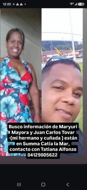 Juan Carlos tovar y maryuri