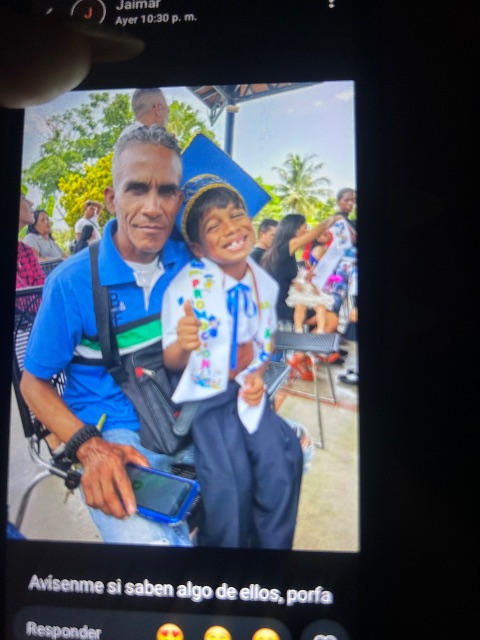 Wilman García y el hijo