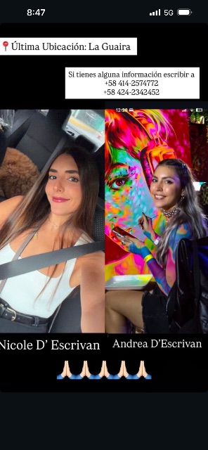Nicole D’Escrivan y Andrea D’Escrivan