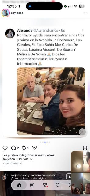 Luraima Visconti,Carlos De Sousa, Melissa De Sousa