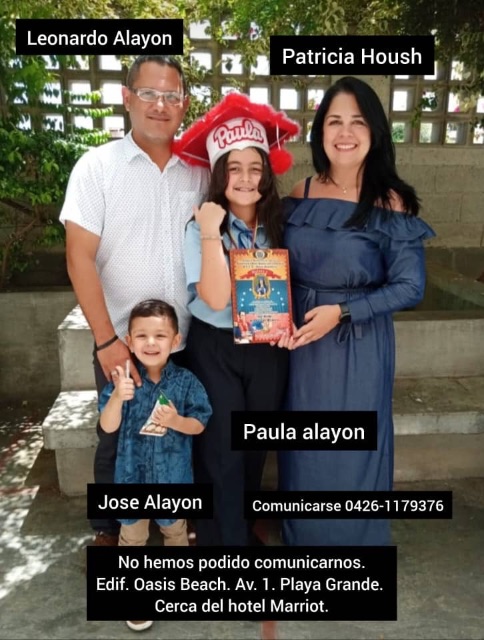 Leonardo Alayon y familia