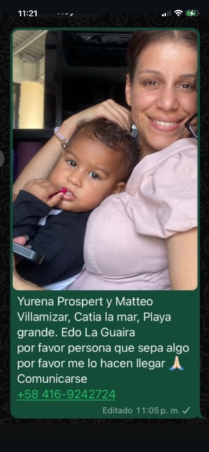 Yurena Prospert y Matteo Villamizar