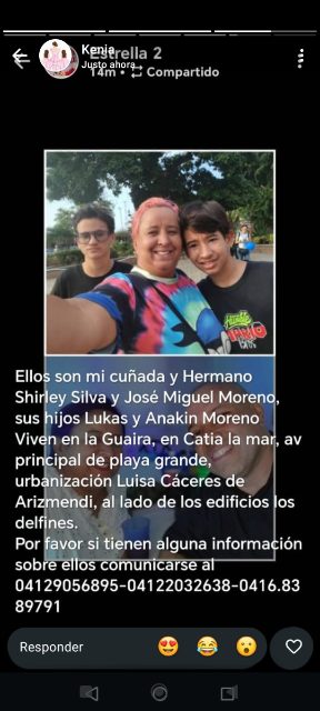 Shirley y familia
