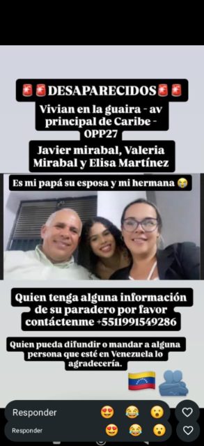 Valeria mirabal,Javier mirabal y Elisa Martínez