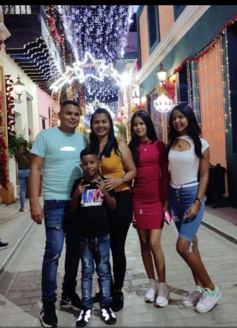 Familia Rivero Vásquez.Katiuska Vásquez,Jeison Rivero,Ebgaismar,Ebgaisbel, Samuel