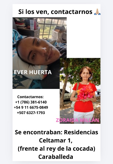 Ever Huerta y Zoraida Millán