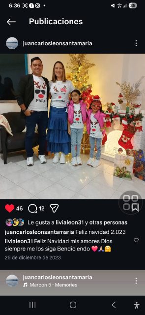 Juan Carlos Leon, Ruth, Lia, Sophia