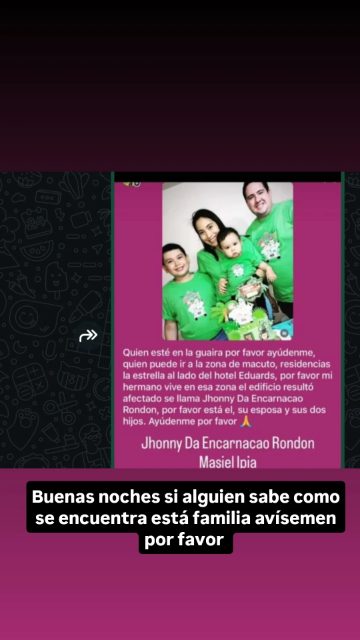 Yony encarnacao esposa masiel y hijos