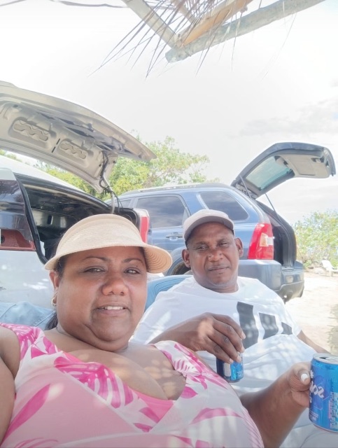 Soraidi Brizuela y Oscar Palacios